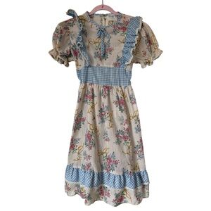 Vintage Sears Roebuck and Co. dress made in U.S.A. size 10 Floral gingham